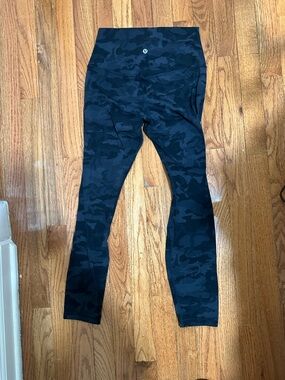 lululemon athletica Dark Black Camo Leggings